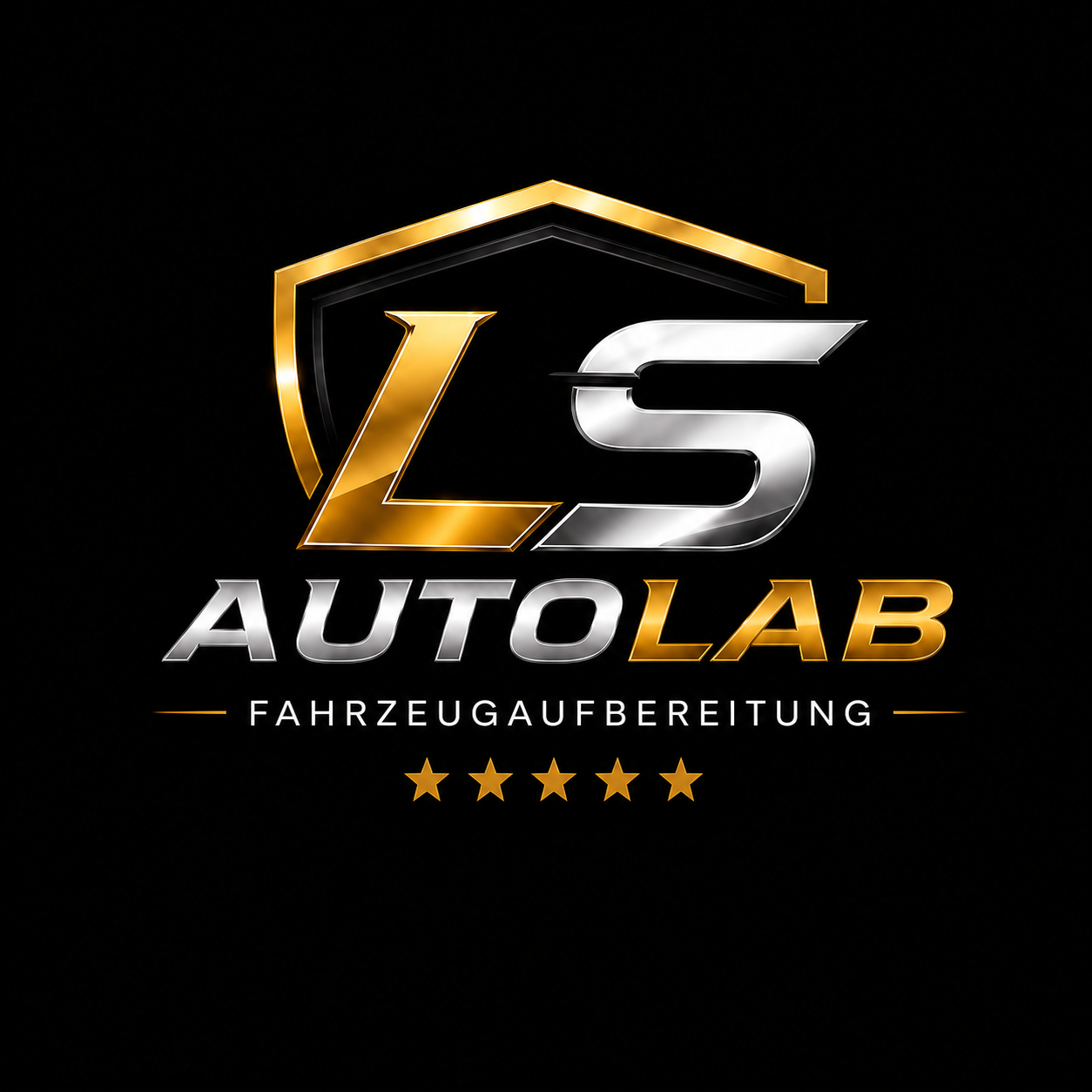 LS AutoLab Fahrzeugaufbereitung – Schildlogo
